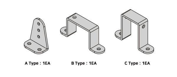 Metal Bracket (IR-MB03) - For 12Lf/ L12 40mm(1.57in) ~ 96mm(3.78in) Stroke Version Only