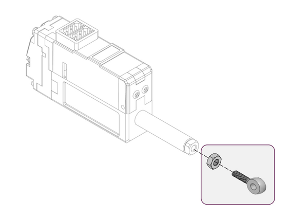 SUS Rod-End Tip (Eye Bolt), 5pcs in a set (IR-MC06)