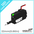 [ 12D Limit Switch Series ]  - 22mm(0.86in) stroke, Corerd Motor