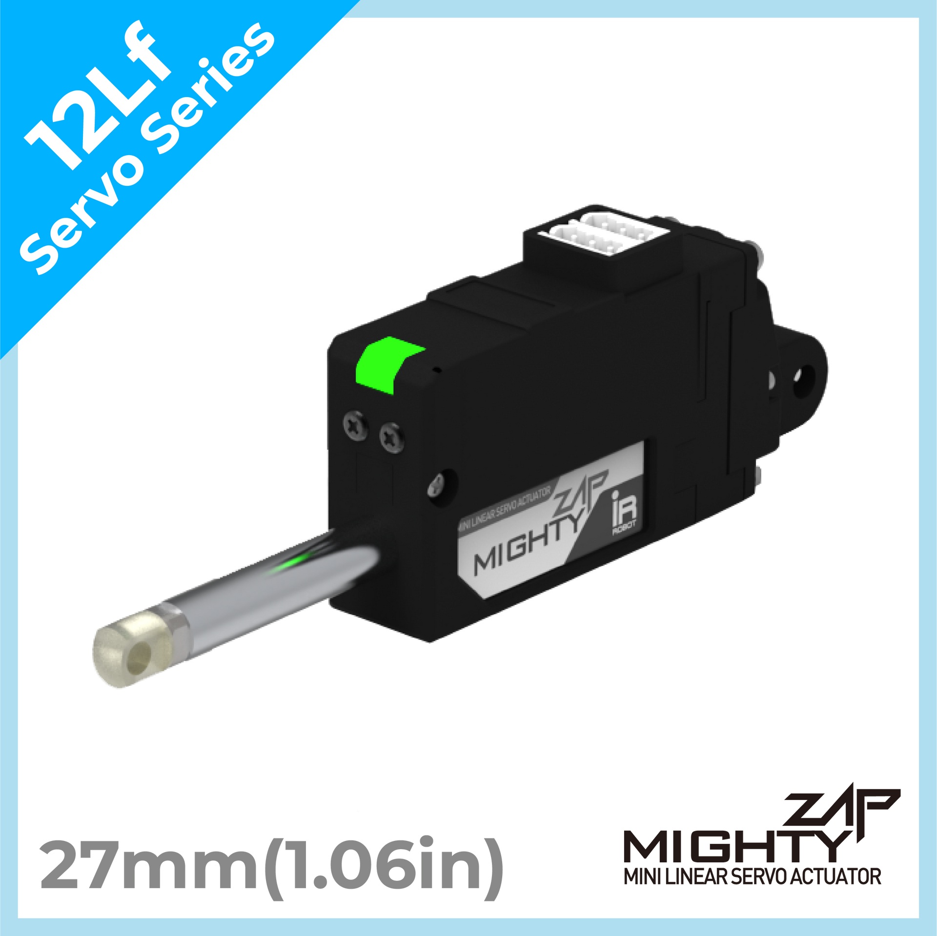 IR-Robot USA | Premium MightyZAP Mini Linear Servo 12V – Mighty Zap