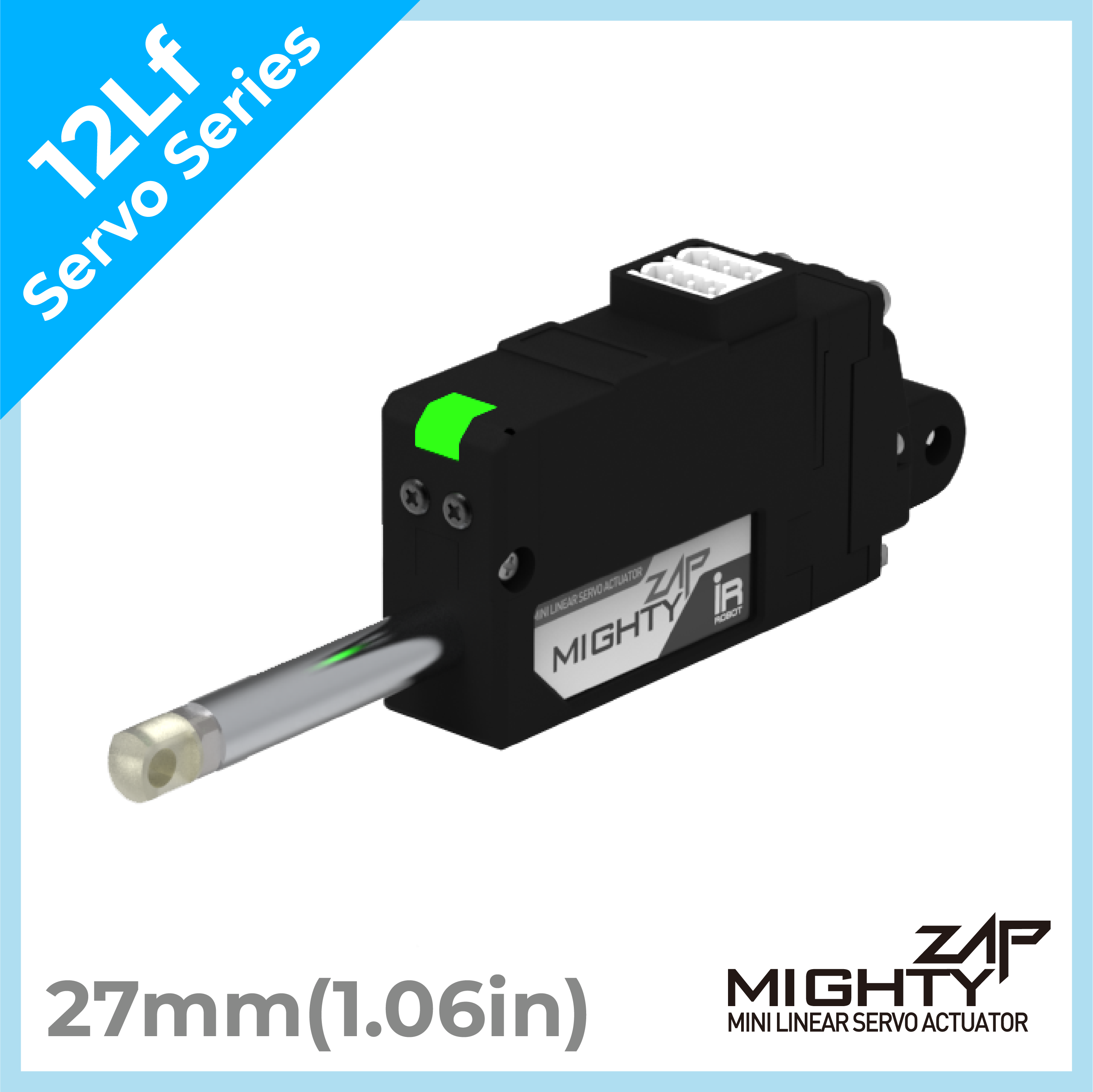 [ 12Lf Servo Series ] - 27mm(1.06in) stroke