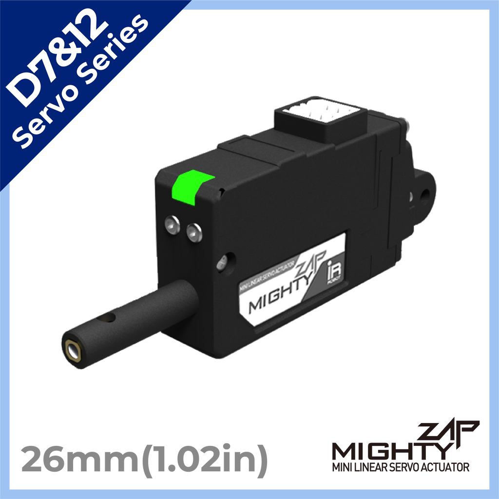 [ D7/D12 Servo Series ] - 26mm(1.02in) stroke