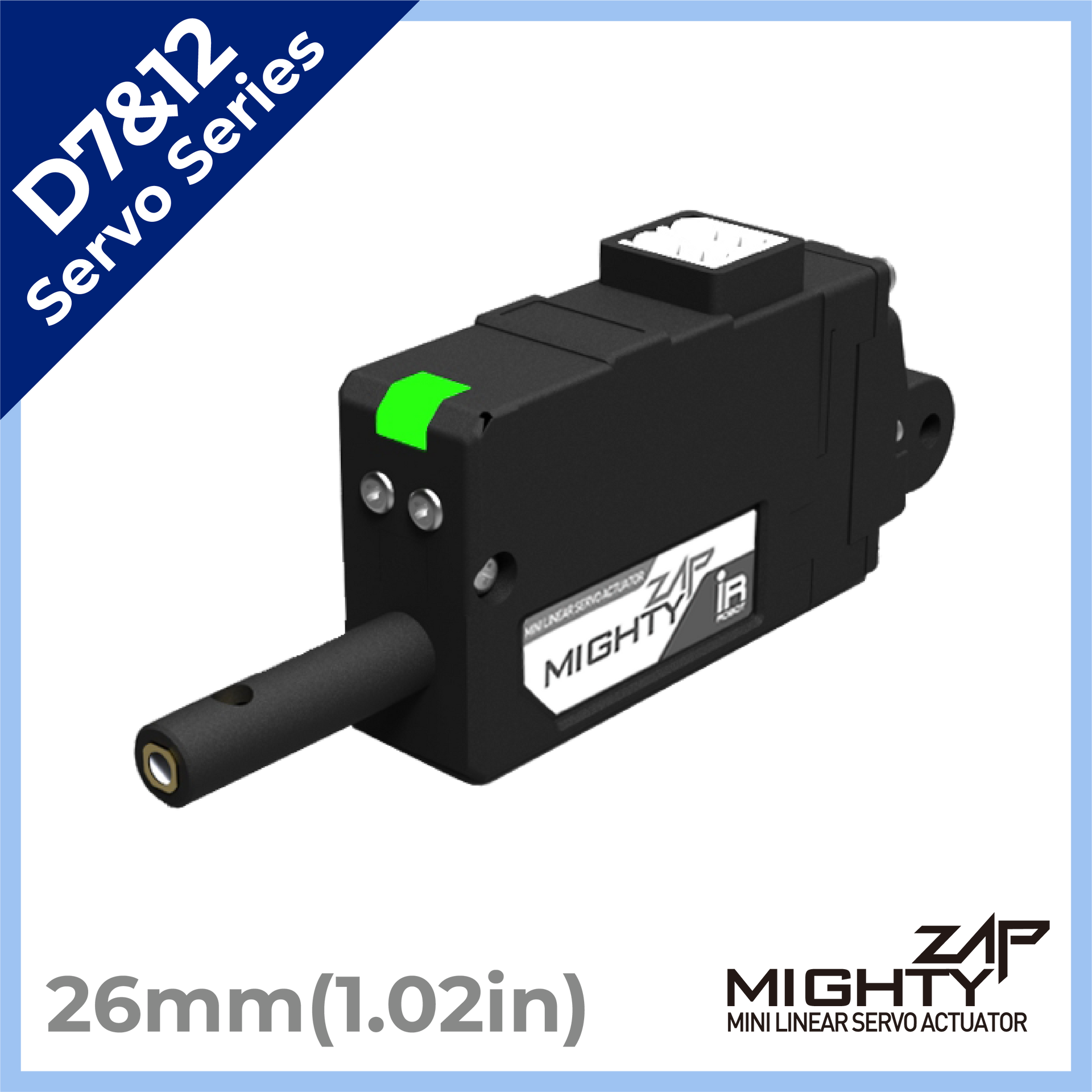 IR-Robot USA | Economical MightyZAP Mini Linear Servo 7.4V