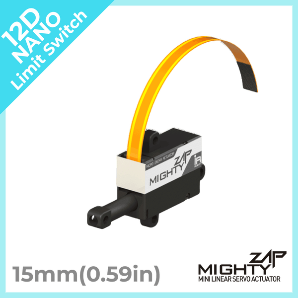 IR-Robot USA | Economical MightyZAP Nano size limit switch linear