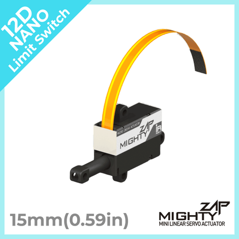 [ 12D NANO Limit Switch Series ] - 15mm(0.59in) stroke, Corerd Motor