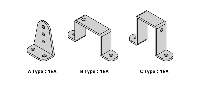 Metal Bracket (IR-MB03) - For 12Lf/ L12 40mm(1.57in) ~ 96mm(3.78in) Stroke Version Only
